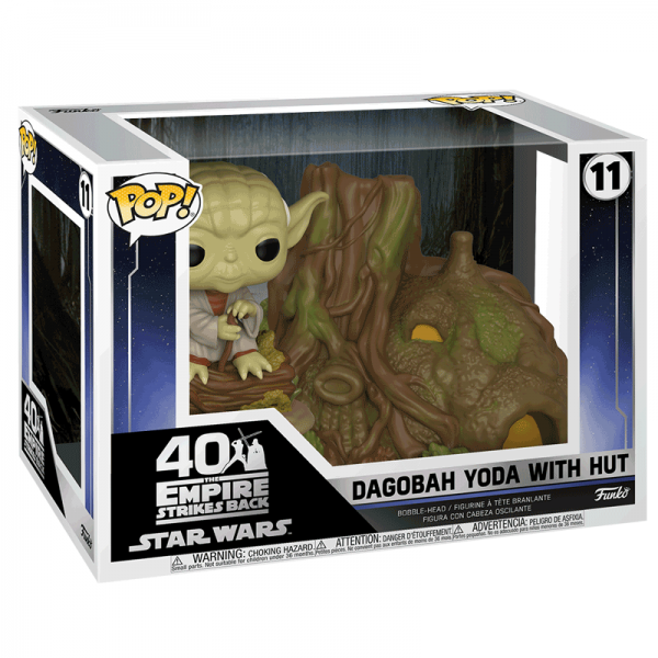 FFUNKO POP! - Star Wars - 40th The Empire Strikes Back Dagobah Yoda With Hut #11